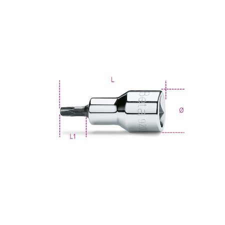 Beta Tools TX Head Screw Socket Driver, T40 9200524
